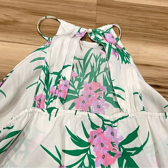 Vero Moda Halter Tropical Tank Top Women’s Large - Picture 5 of 5